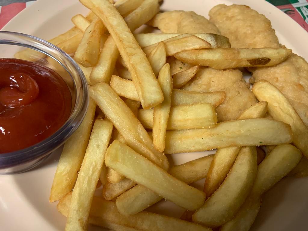 Kid's Chicken Fingers with Fries · 