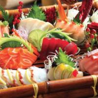 Umi Sashimi Combo · 24 pieces of assorted chef's choice sashimi.