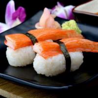 2 Piece Kani 蟹柳两片 · chooce your flavor, sushi with rice, sashimi no rice