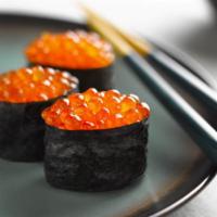 2 Piece Salmon Roe 三文鱼卵两片 · chooce your flavor, sushi with rice, sashimi no rice
