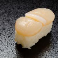 2 Piece Scallop 干贝两片 · chooce your flavor, sushi with rice, sashimi no rice