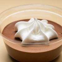 Chocolate Mousse · Thick and Creamy Chocolate Mousse Topped with Whipped Cream