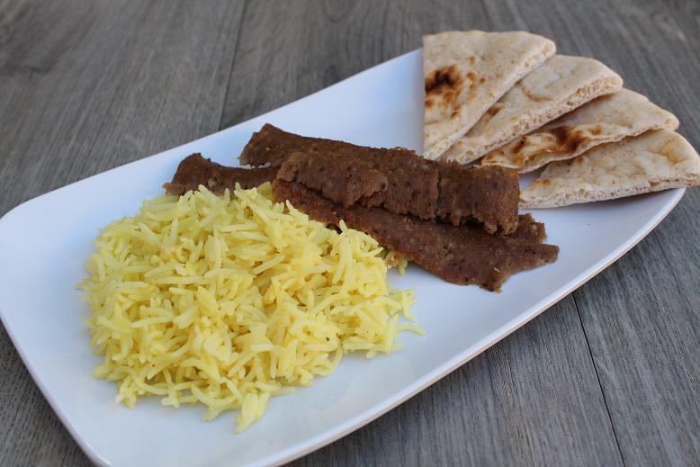 Kid's Meal with Hand-Carved Gyros · All kids meals served with seasoned basmati rice, and warm pita.