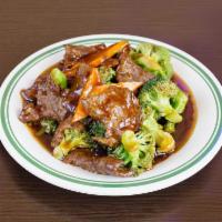 67. Beef with Broccoli  · Served with white rice or fried rice.