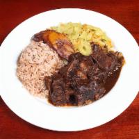 Oxtail and  Curried Chicken Plates · 