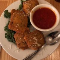 Fried Raviolis · Hand-breaded, with marinara for dipping.