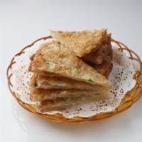 Scallion Pancake Breakfast 䓤油餅 · Thin flat cake. 