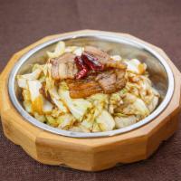 Shredded Sauteed Cabbage 手撕包菜 · Hot and spicy.
