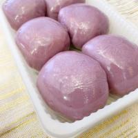 Frozen Sweet Purple Potato Mochi with Salted Egg · 1 bag (6 pieces) frozen sweet purple potato mochi with salted egg