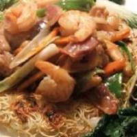 Shrimp Pan Fried Noodle · 