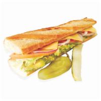 26. Veggie Avocado Baguette Sandwich · 
