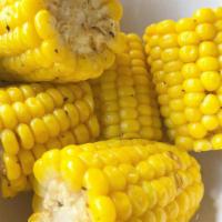 Local Sweet Corn · 1 ear of local sweet corn cut into 3-4 pieces and boiled to perfect tenderness! Dairy free. ...