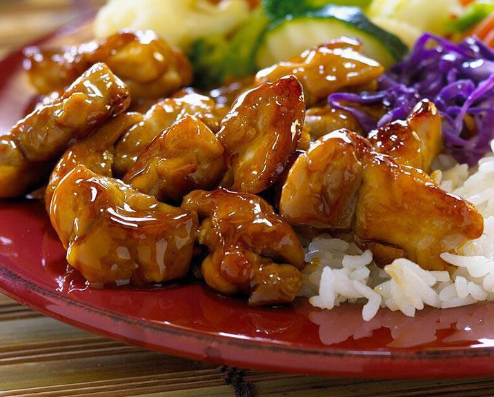 Teriyaki Chicken · Poultry. Marinated or glazed in a soy based sauce.