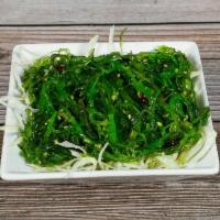 Wakame Salad · Marinated seaweed with toasted sesame seeds.