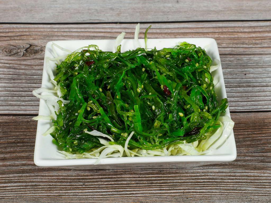 Wakame Salad · Marinated seaweed with toasted sesame seed.