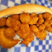 Create Your Own Seafood Po-Boy · Homemade tartar sauce, lettuce and tomato. Pick any 2 of the following items: fish, shrimp, ...