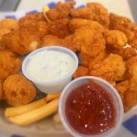 Oyster Dinner · Fried domestic oysters served with 1 homemade tartar sauce 2oz cup