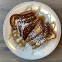 French Toast · Powdered sugar, butter, syrup