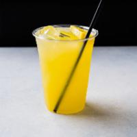 Iced Lemonade · Fresh orange juice, lemon juice, and sweetened with cane sugar.