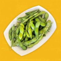 Edamame · Lightly salted & steamed soybeans so delicious, we wouldn’t dare make Jo’ Eda-mama jokes abo...