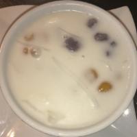 D1. Pearls In Coconut Milk · Tapioca pearls with coconut milk.