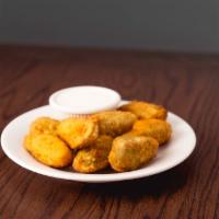 8 piece Jalapeno Poppers · Cream Cheese Poppers With marinera sauce