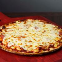 Hawaiian Luau Pizza · A tropical treat with a BBQ sauce base and chunks of pineapple, Canadian bacon and tomatoes....