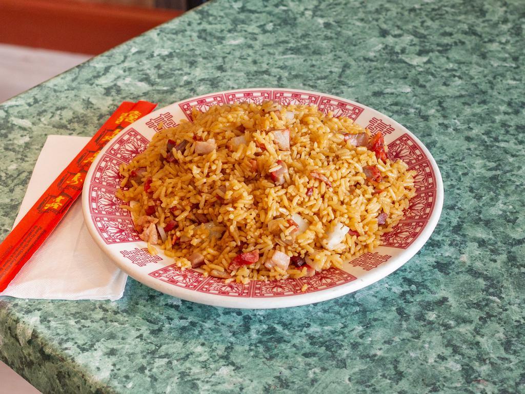 34. Chicken Fried Rice · Stir fried rice. 
