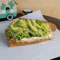 Aks Decadence  · Turkey with Swiss cheese served hot or cold with avocado, mushrooms, sprouts, lettuce, tomat...
