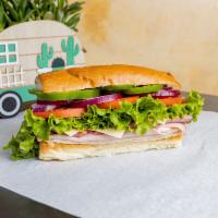 Aks Combo  · Roast beef, turkey and ham with Swiss cheese served hot and cold with lettuce, tomatoes red ...