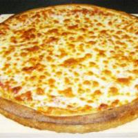 Cheese Pizza · Made fresh and topped with 100% Italian grande cheese, sauce and fresh toppings.