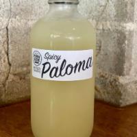 SPICY PALOMA - TO-GO · Jalapeño Tequila. Mezcal. Lime. Squirt. 8oz Bottle