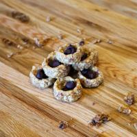 Beyond Cashew Cookies · New Name, same ingredients! Cashews, Almonds, Coconut, Maple Syrup, Agave, Almond Butter, Va...