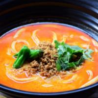 Spicy Tantan Udon · Limited time Discount!! 
Spicy and rich sesame Pork broth