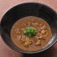 Curry Udon · Limited time Discount !!
Slow cooked beef tenderloin with curry broth.