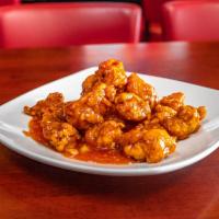 General Gau's Chicken · Deep fried with sweet and spicy sauce. Hot and spicy.