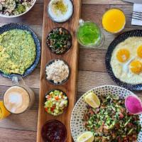 TLV Breakfast · Eggs your way, served with our home-made tapas and breakfast dips platter, bread assortment,...