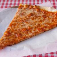 NY Style Thin Crust Pizza Slice · Lift, fold and eat this cheesy slice on crispy crust.