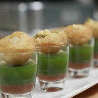 Pani Puri · Round, hollow and fried crisp puri filled with a mixture of flavored water.
