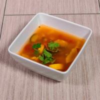 Minestrone Soup · Fresh vegetable and bean soup.