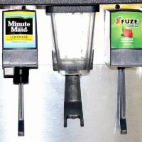 Fountain Drink · Ice cold dispensed fountain drinks. (Coca Cola Flavors) 
