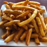 Seasoned French Fries · Served with your choice of sauce on the side.