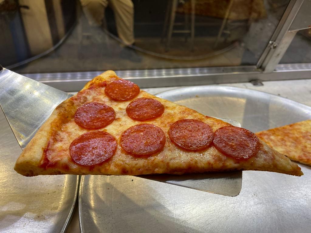 Pepperoni Pizza Slice · 340 calories.