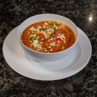 Afghani Paneer Bhurji · Grated paneer cooked with onion, bell pepper and tomatoes.