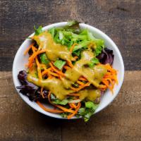 Side Salad · Gluten-free and vegan.