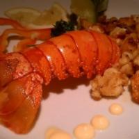 Hd15. Hibachi Lobster Tail(2TAILS) · Served with ginger salad, shrimp appetizer, hibachi vegetable and egg fried rice.