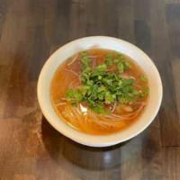 Pho · No meat. Rice noodle and broth only beef broth or chicken broth.