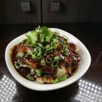 3. Sliced Pork Belly with Chili Garlic Soy Sauce蒜泥白肉 · Mild spicy.