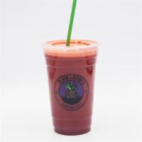 Ding Repair Juice 16oz · Cucumber, carrot, apple, beet, and spinach.
