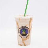 Dolce Smoothie 16oz · Banana, chocolate protein, peanut butter, and coconut milk.